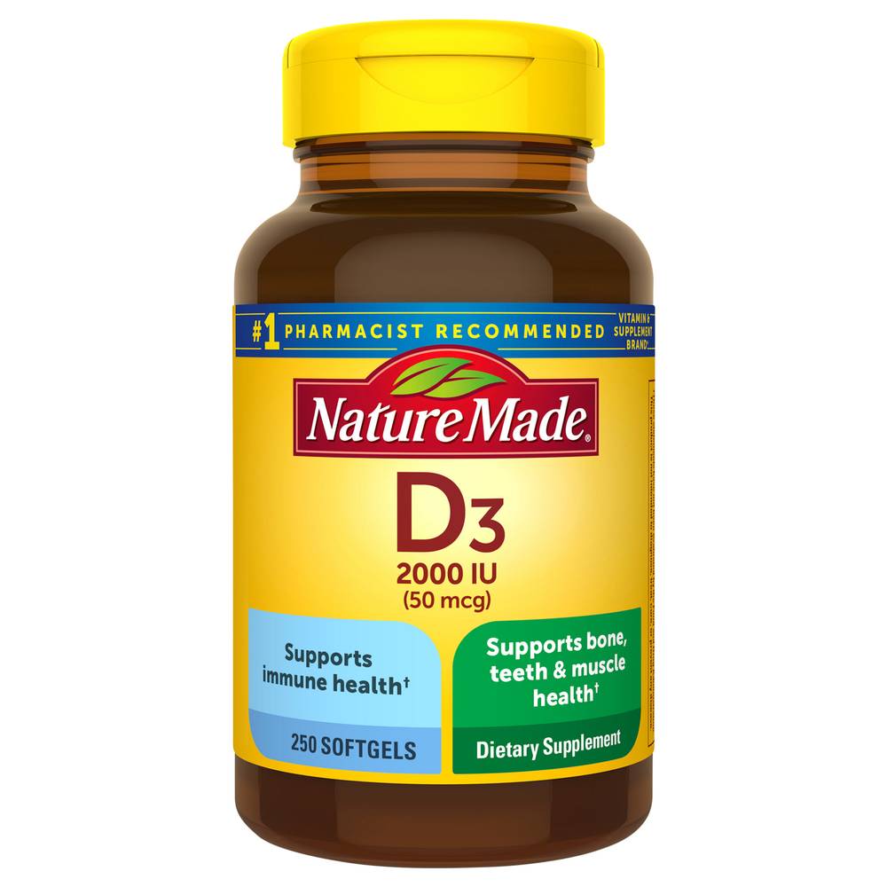 Nature Made Vitamin D3 Softgels (2.89 oz)