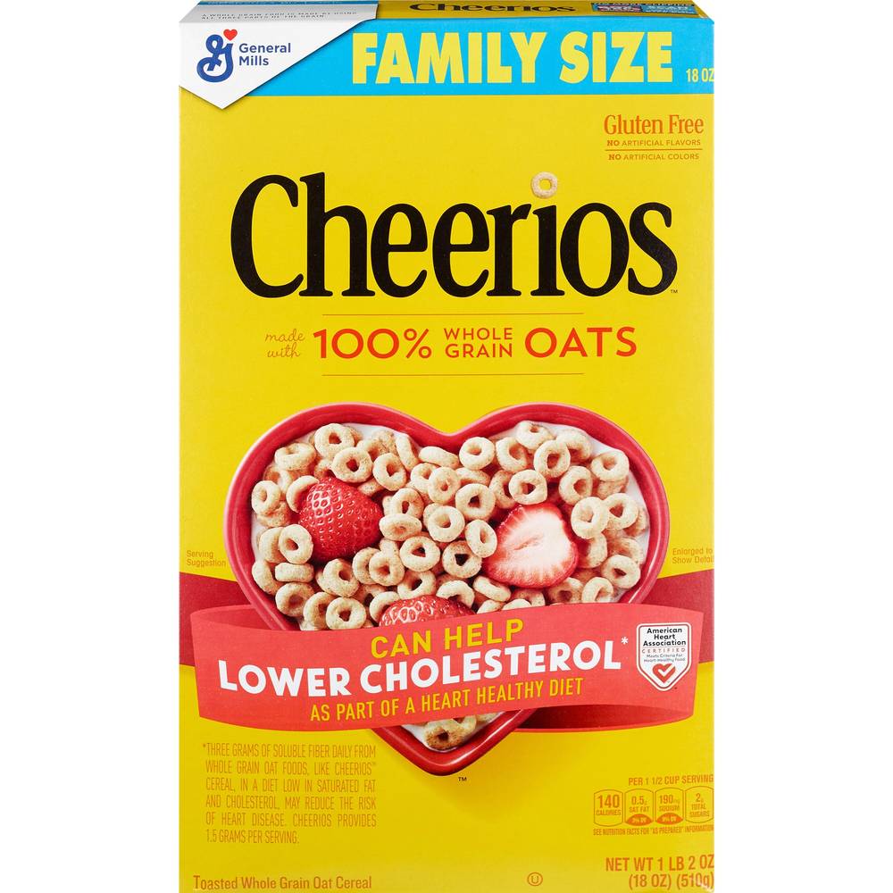 Cheerios Cereal, Original, 18 oz
