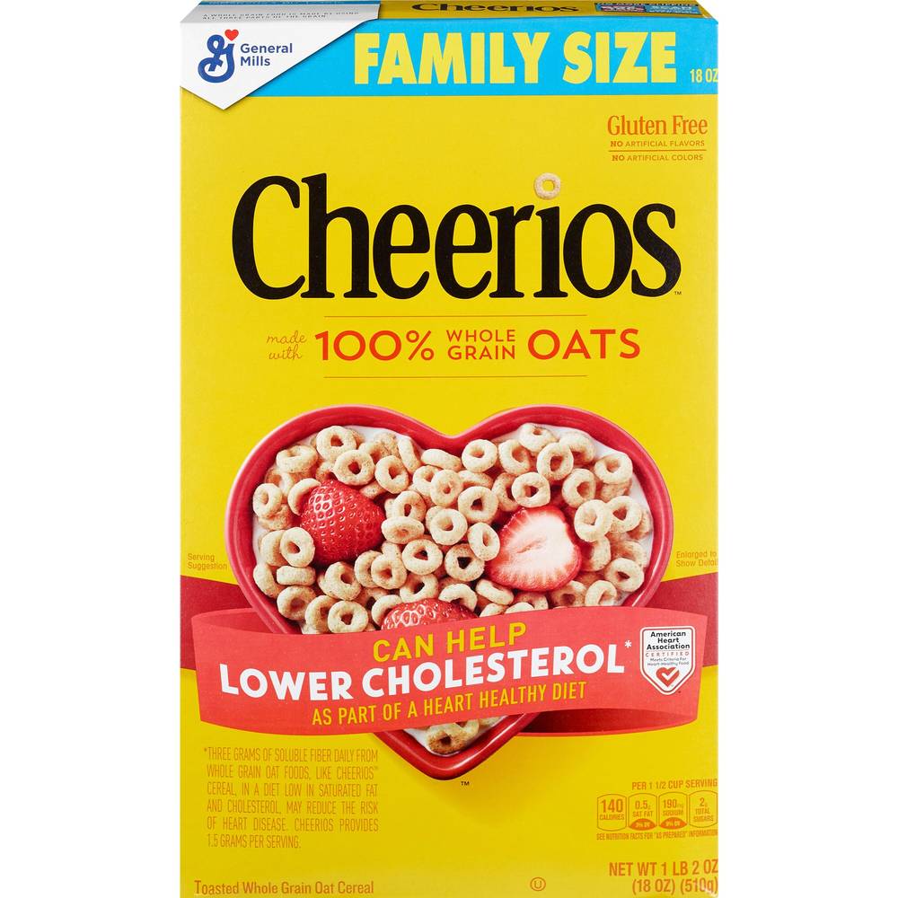 Cheerios Cereal, Original, 18 Oz