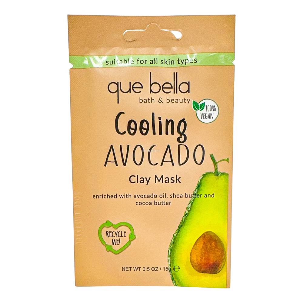 Que Bella Beauty Cooling Avocado Clay Mask