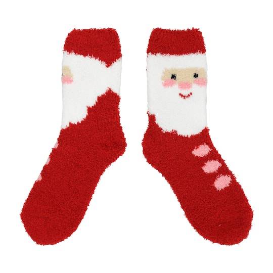 Creatology Santa Fuzzy Socks For Age 8 Y+