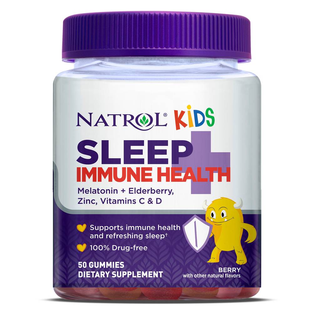 Natrol Sleep Immune Health Kids Gummies (berry)