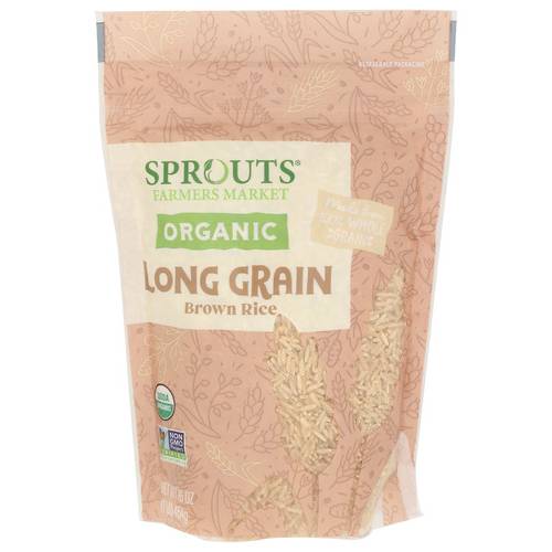 Sprouts Organic Long Grain Brown Rice