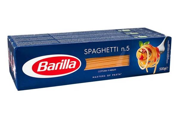 Barilla massa spaghetti nº5 (3 un, 500 g)