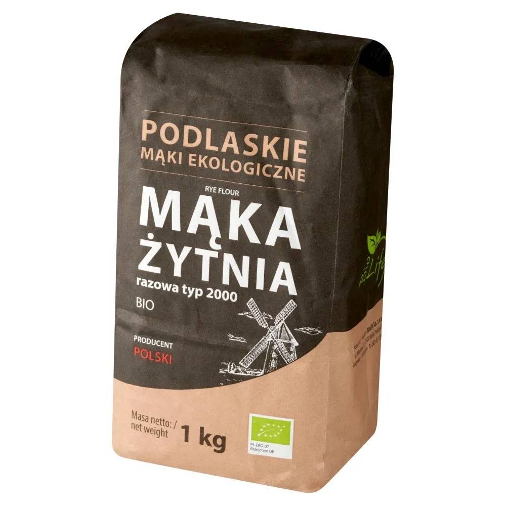 BioLife Mąka żytnia razowa bio typ 2000 1 kg