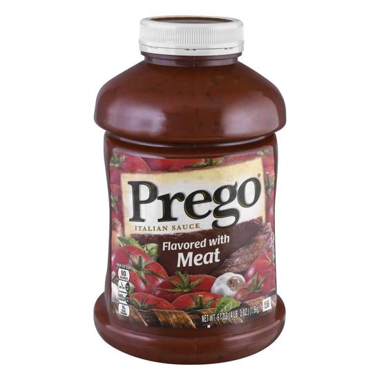 Prego Italian Sauce Flavored With Meat