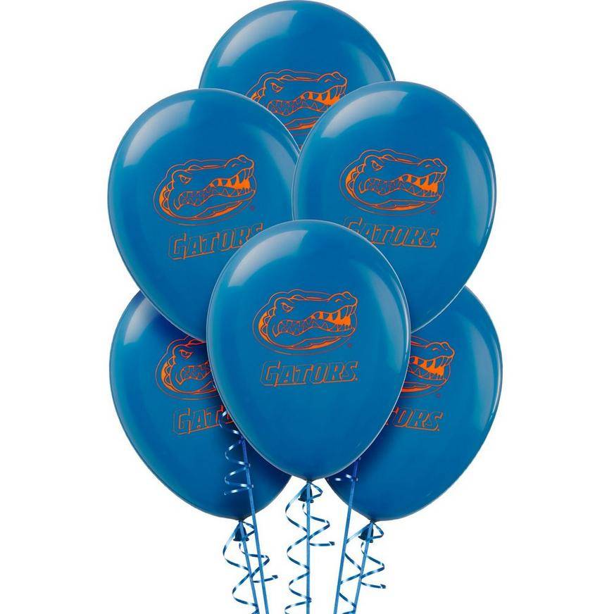 Uninflated 10ct, Florida Gators Balloons