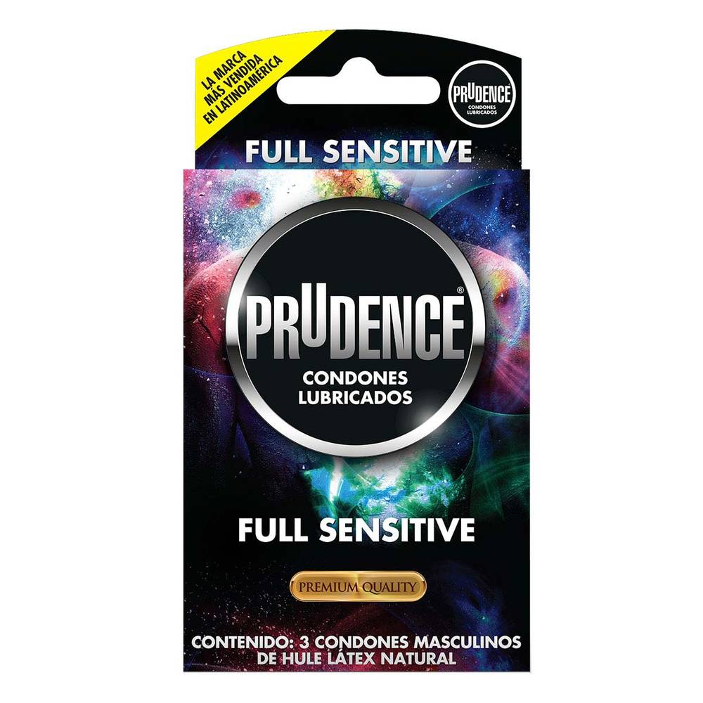 Prudence · Condones full sensitive (3 un) (3 un)