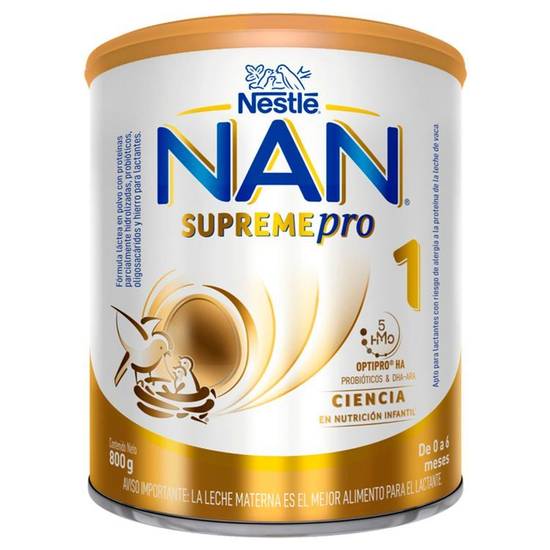 Leche Infantil Pack 6 Unds Nan Supreme Pro 3 800Gr