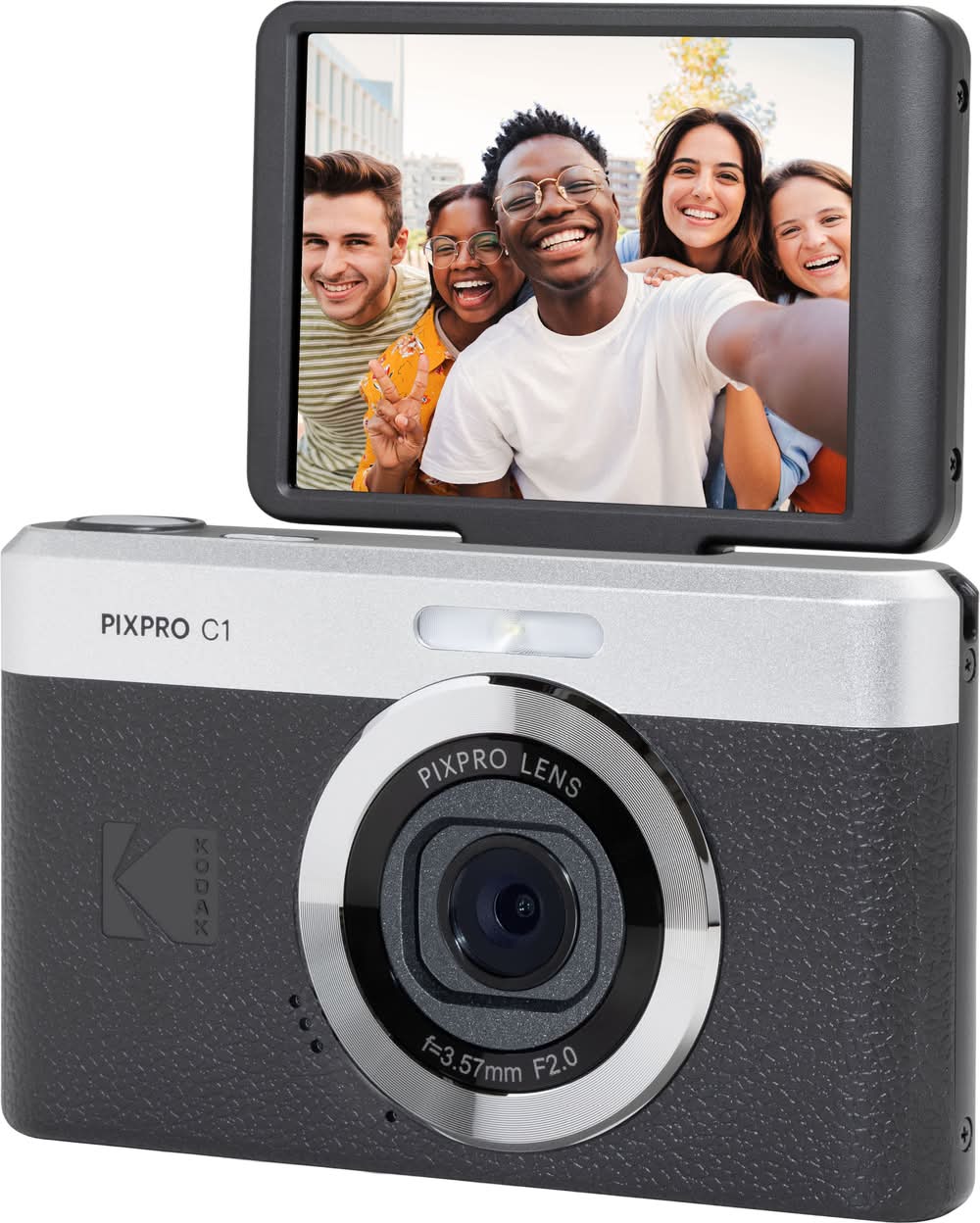 Kodak - PIXPRO C1 Digital Camera - Black