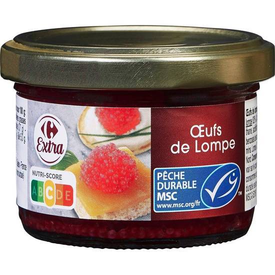 Carrefour Extra - Oeufs de lompe rouges msc (80g)