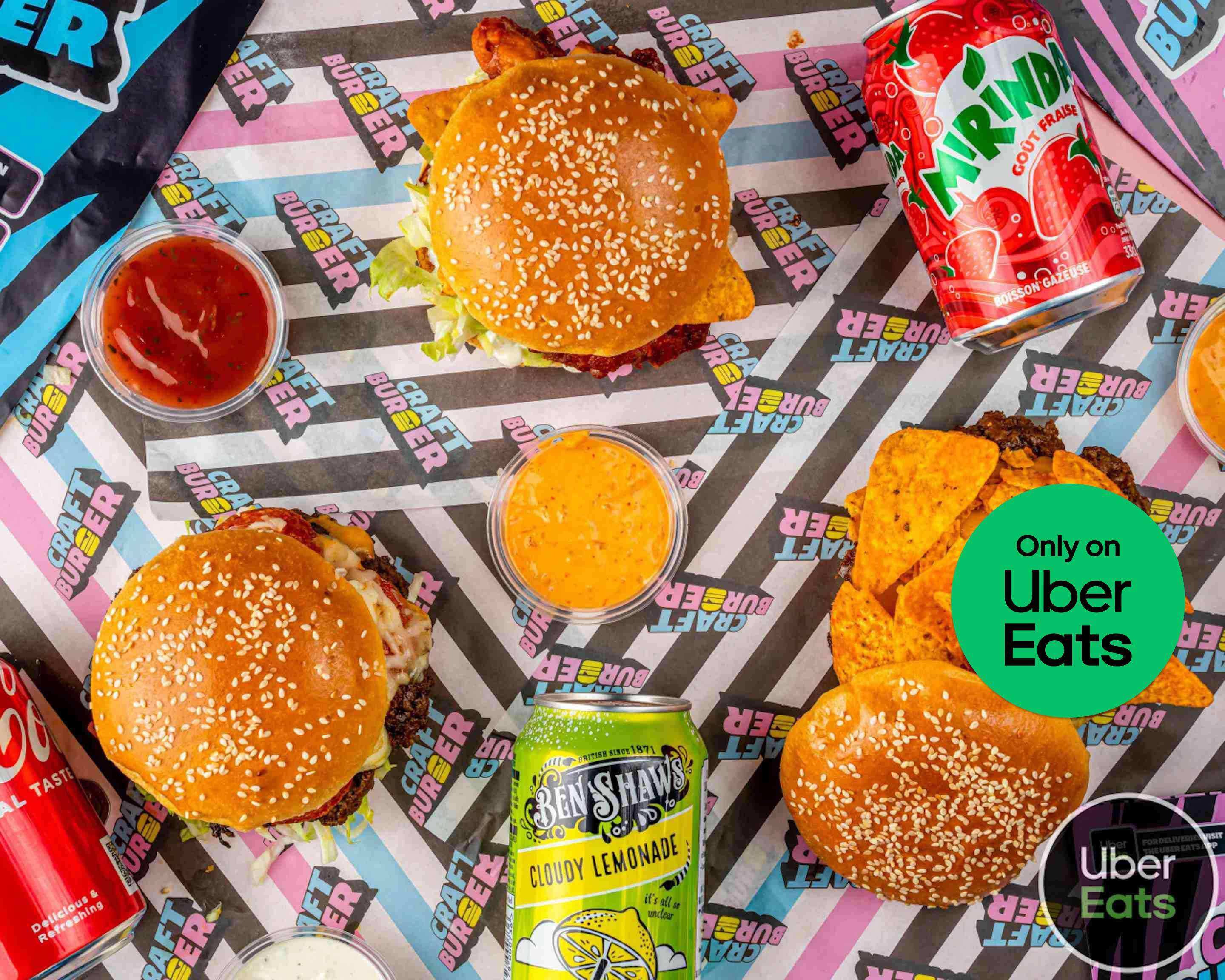 Craft Burger Sunderland Menu Takeaway in North East, UK Delivery