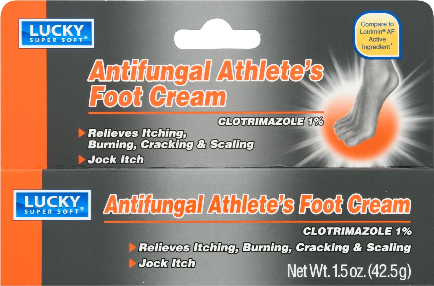 Lucky Super Soft Antifungal Athlete's Foot Cream (1.5 oz)