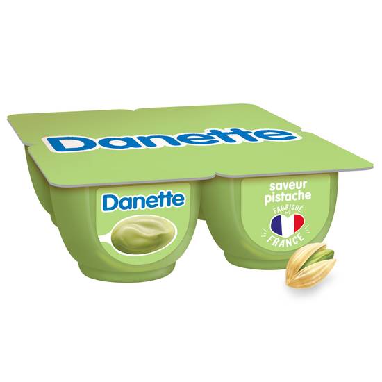 Crème dessert chocolat fondant DANETTE : les 4 pots de 100g à Prix Carrefour
