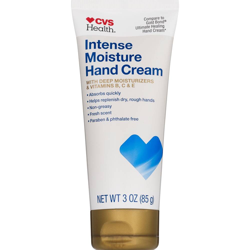 CVS Health Intense Moisture Hand Cream, 3 OZ