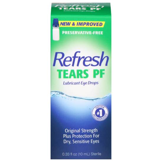 Refresh Tears Preservative Free Tears Lubricant Eye Drops