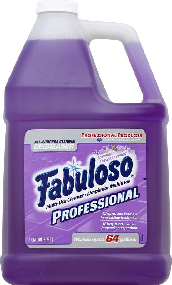 Fabuloso Multi-Use Cleaner, Professional, Degreaser, Lavender - 1 gl (3.78 l)