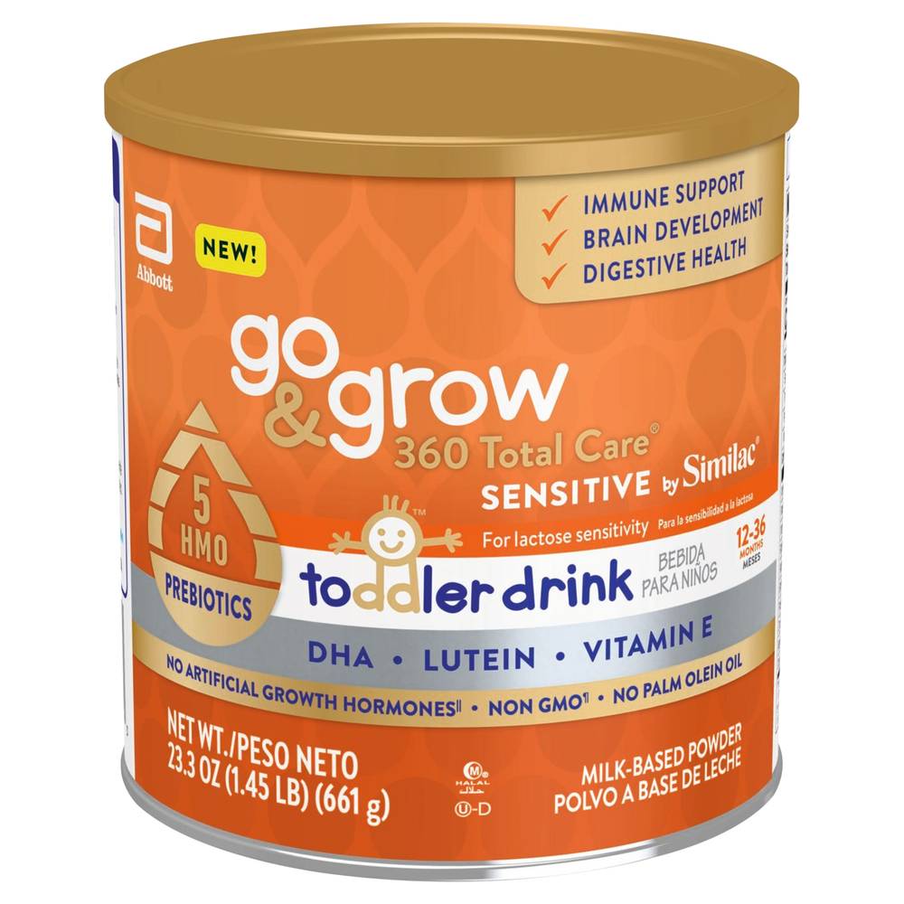 Abbott Similac Go & Grow 360 Total Care Sensitive Toddle Nutritional Drink Rpowder