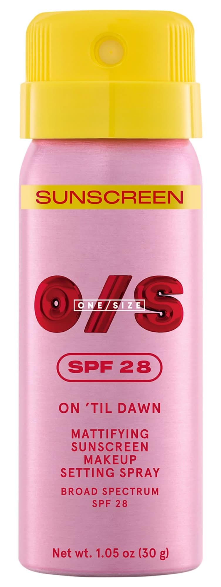 One/Size By Patrick Starrr Mini On 'Til Dawn Mattifying Sunscreen Makeup Setting Spray SPF 28 1.05 oz/30 mL