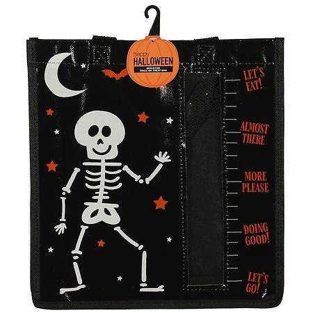 Festive Voice Happy Halloween Trick or Treat Bag