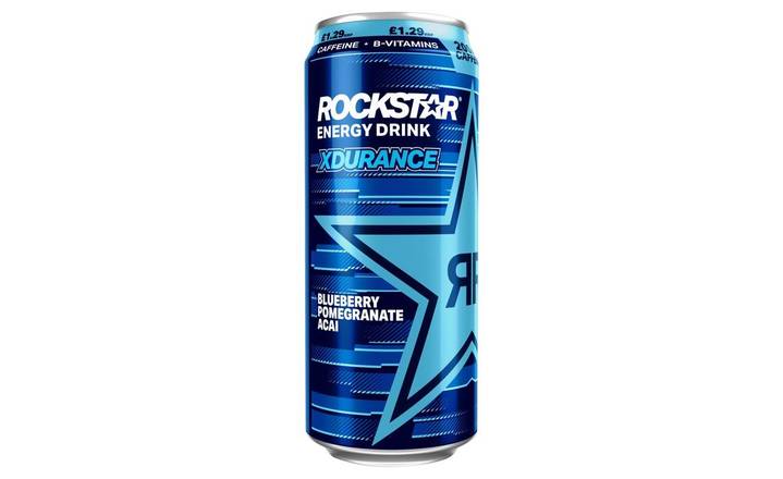 Rockstar Xdurance Energy Drink Blueberry Pomegranate Acai 500ml (404007)