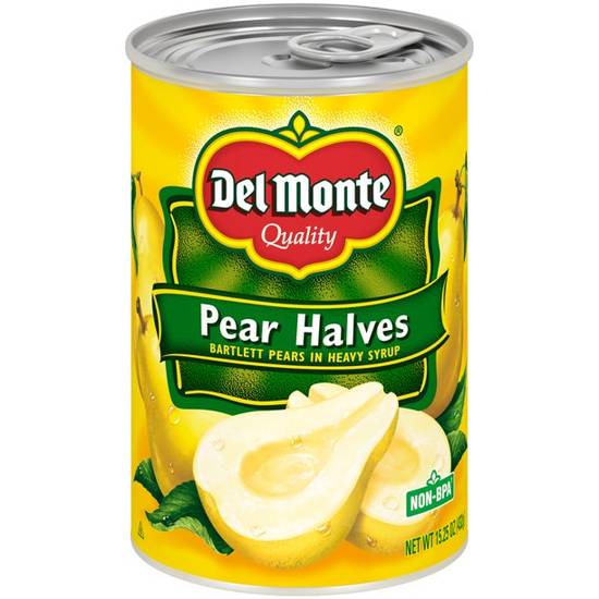 Del Monte Pear Halves In Heavy Syrup