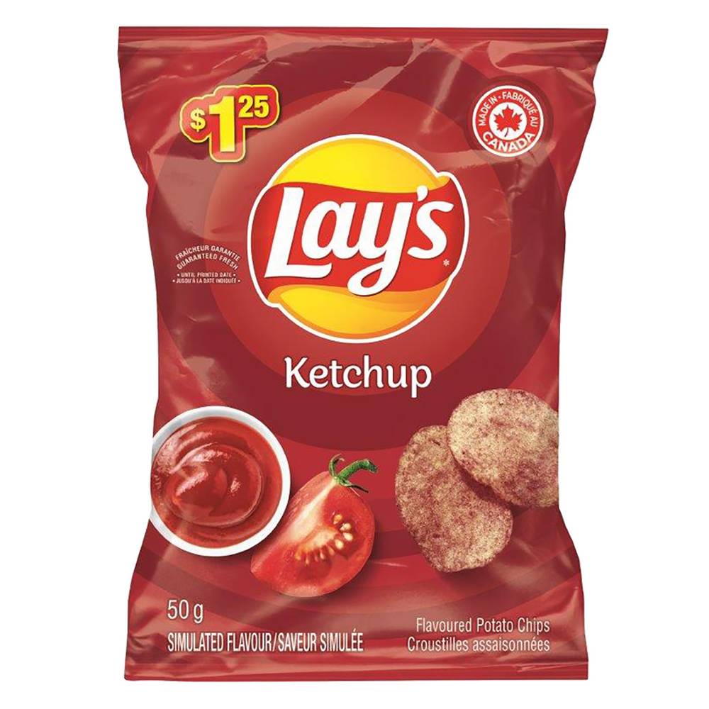 Lays croustilles ketchup
