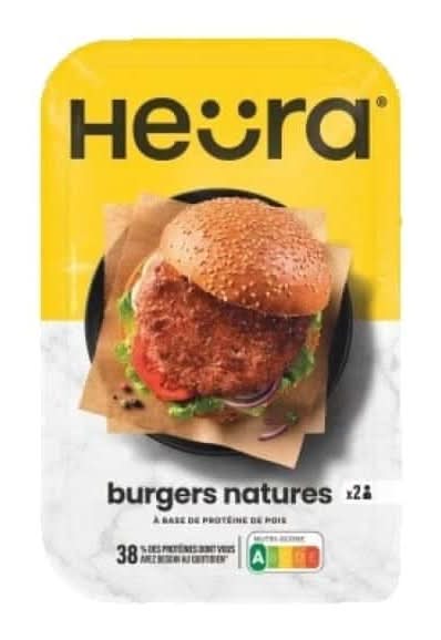 Heura - Burger nature végétal à base de protéine de pois (200g)