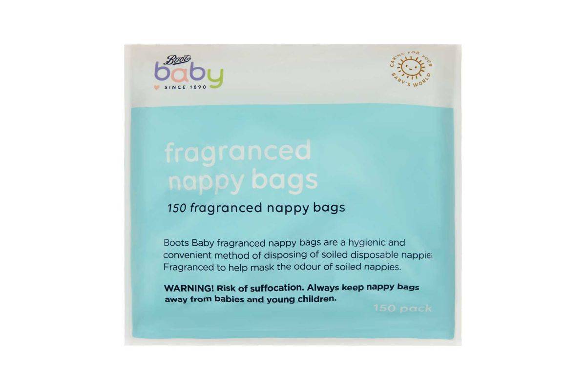 Boots Baby fragranced nappy bags 150s