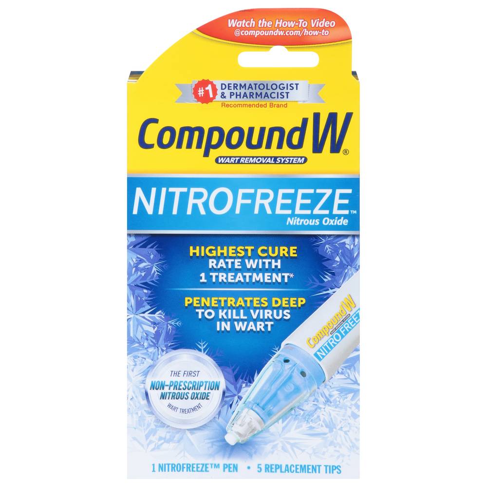 Compound W Wart Removal Systemnitrofreeze 1 Nitrofreeze Pen With 5 Replacement Tips 1 ct