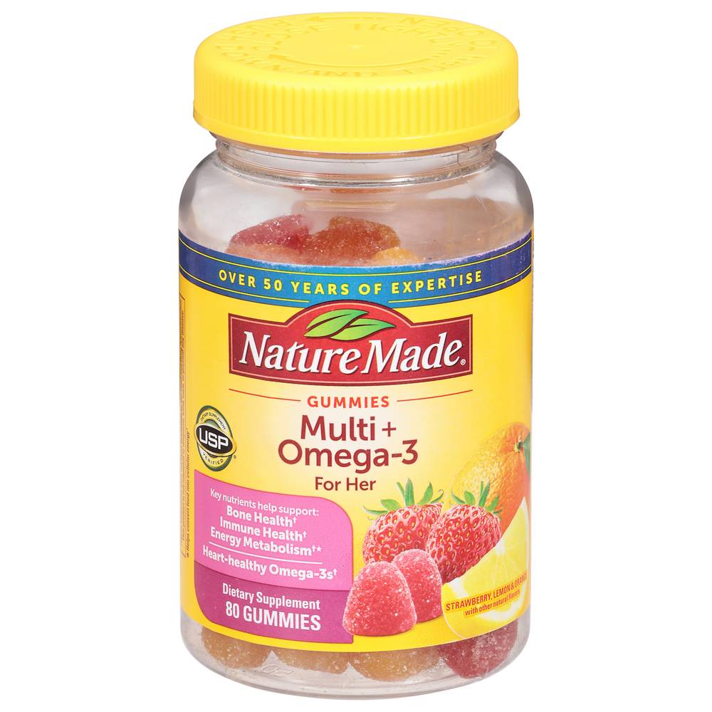 Nature Made Multi For Her Omega-3S Gummies (80 ct)