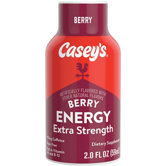 Casey's Extra Strength Berry Energy Shot 2oz