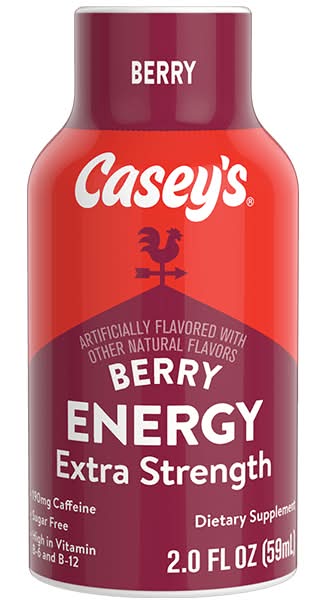 Casey's Extra Strength Berry Energy Shot 2oz