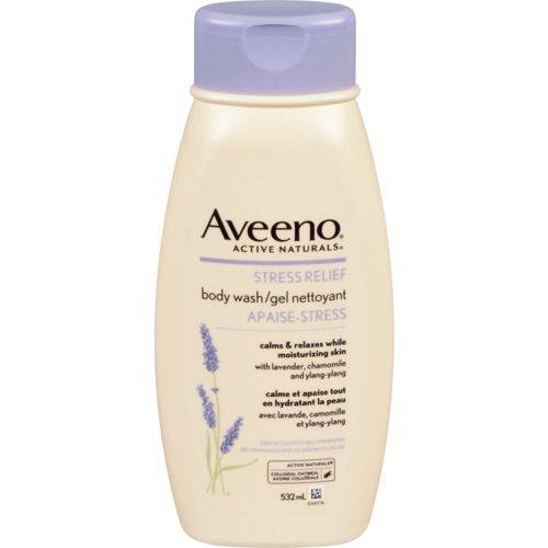 Aveeno gel douche anti-stress (532 ml) - body wash oatmeal lavender oil (532 ml)