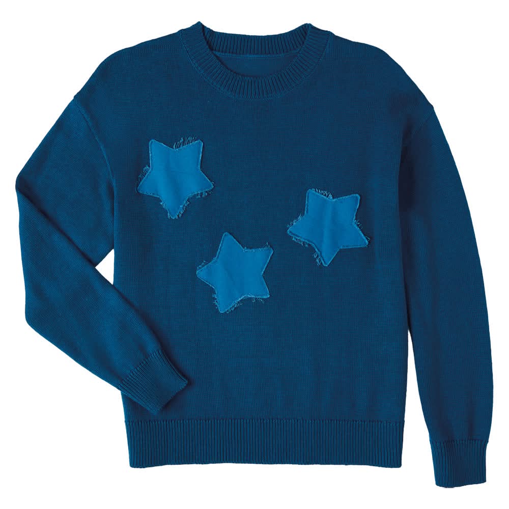 Serra Navy Sweater, L