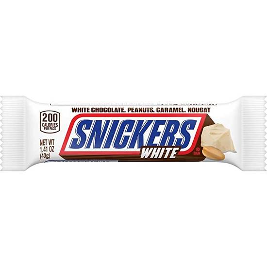 Snickers White Chocolate Singles Size Candy Bar