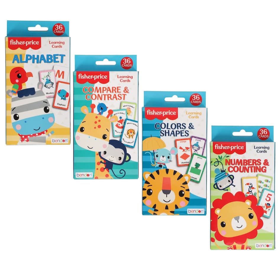 Bendon Fisher-Price Learning Cards, 36-pc.