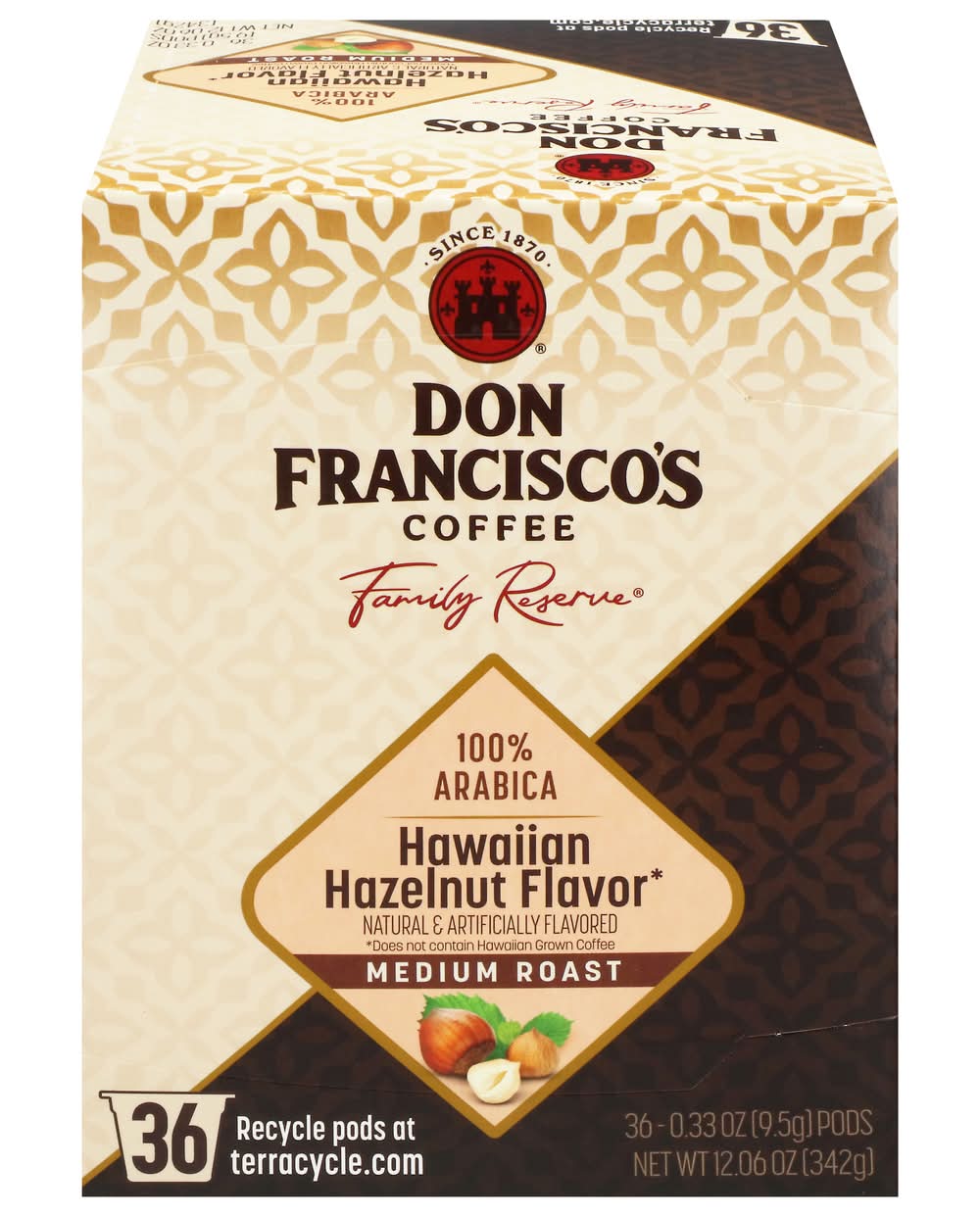 Don Francisco's Hawaiian Hazelnut Medium Roast Coffee (12.1 oz)