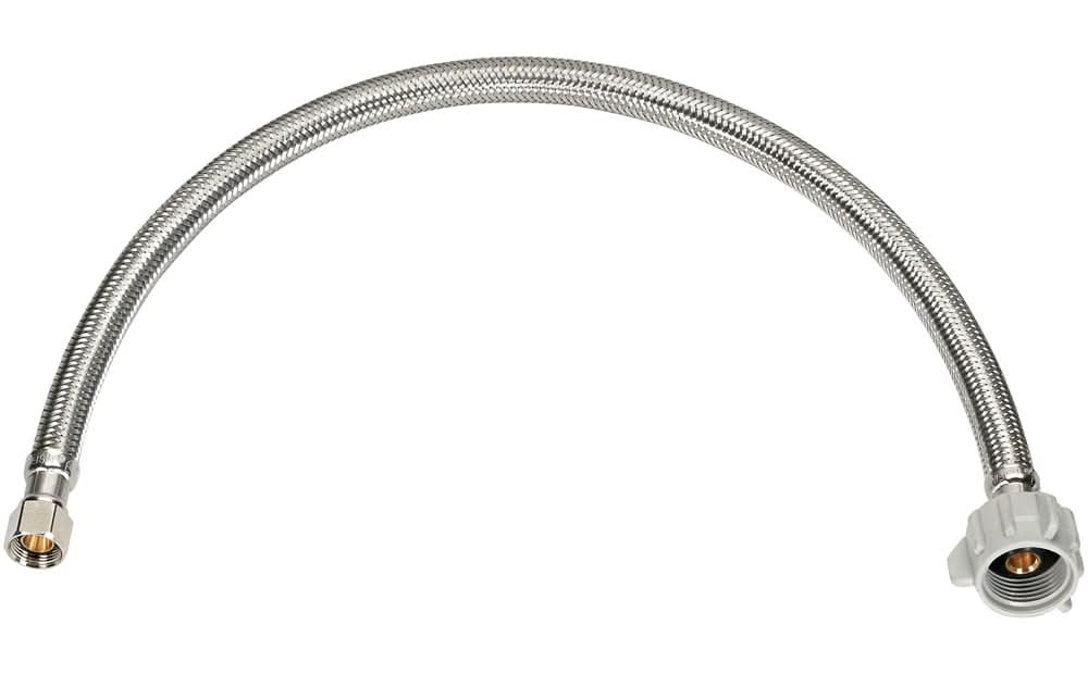 RELIABILT 3/8-in compression x 7/8-in FIP x 16-in Braided stainless steel Flexible Toilet Supply Line