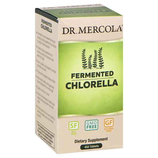 Dr. Mercola Gluten & Soy Free Fermented Chlorella Supplement