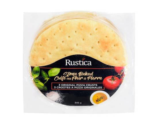 Rustica · Originale - Stone baked original pizza crusts 18 cm (345 g)