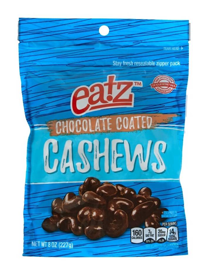 Eatz Chocolate Coated Cashews (8 oz)