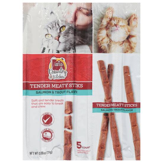 Country Kitchen Tender Salmon & Trout Flavor Meaty Sticks