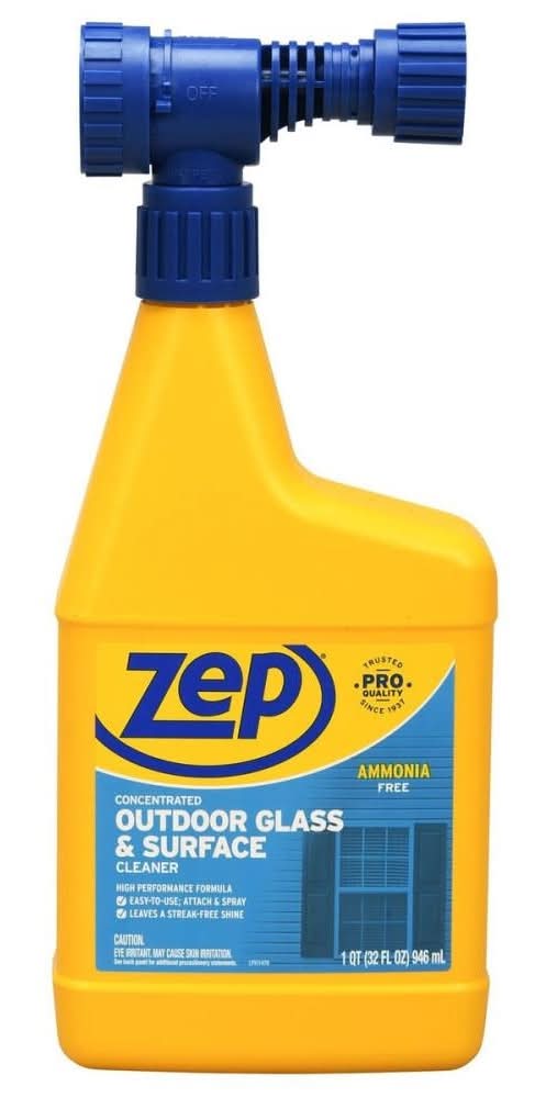 Zep Concentrated Outdoor Glass and Surface 32 -fl oz Hose end sprayer Glass Cleaner