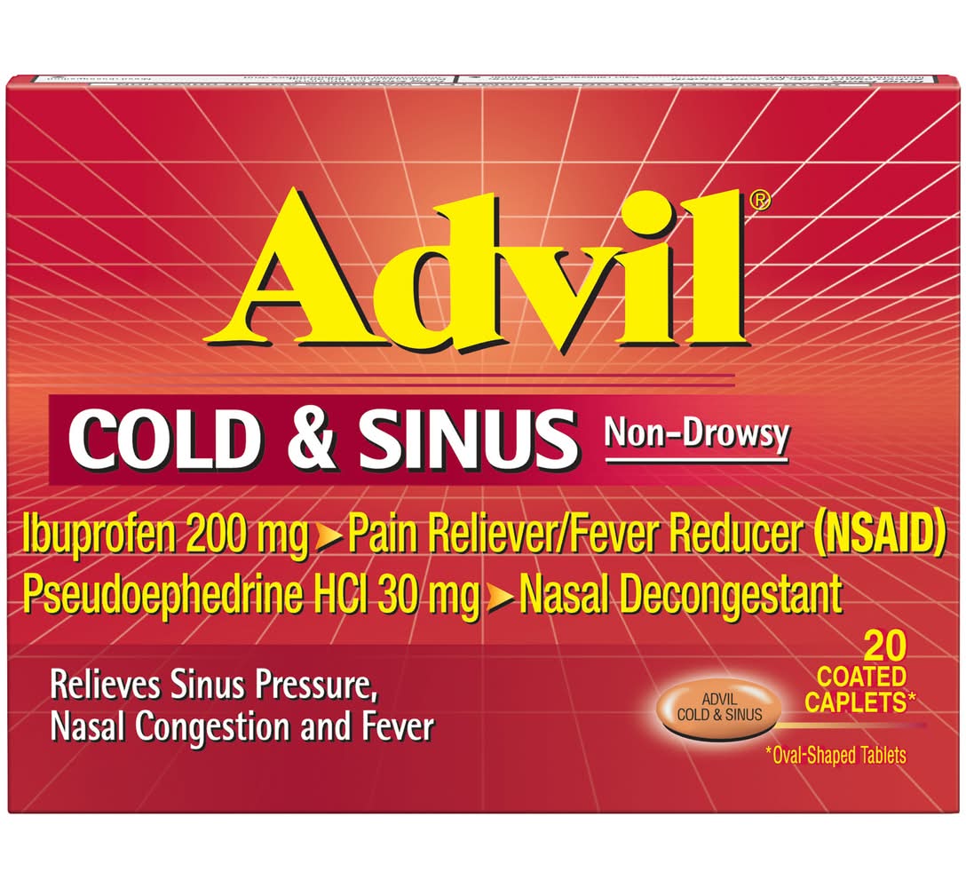Advil Cold and Sinus Caplets (20 ct)