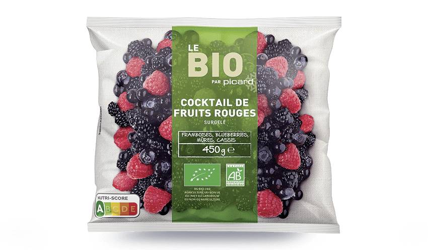 Cocktail de fruits rouges bio