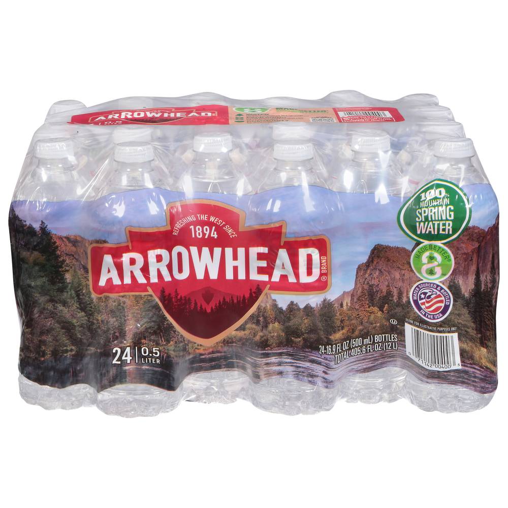 Arrowhead Mountain Spring Water (24 ct, 16.9 fl oz)