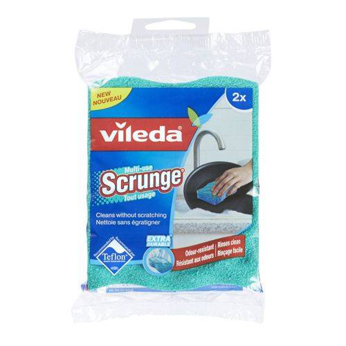 Vileda éponge multi-usage scrunge (2 unités) - multiuse scrunge (2 units)