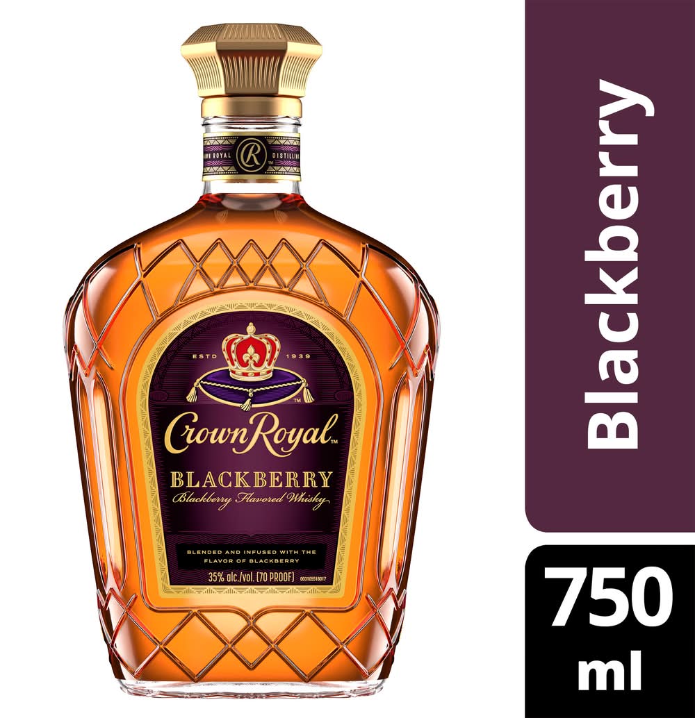 Crown Royal Flavored Whisky, Blackberry (750 ml)