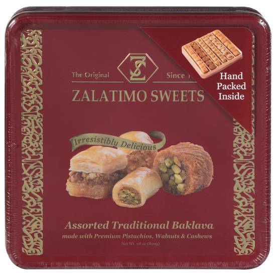 Zalatimo Sweets Traditional Assorted Baklava